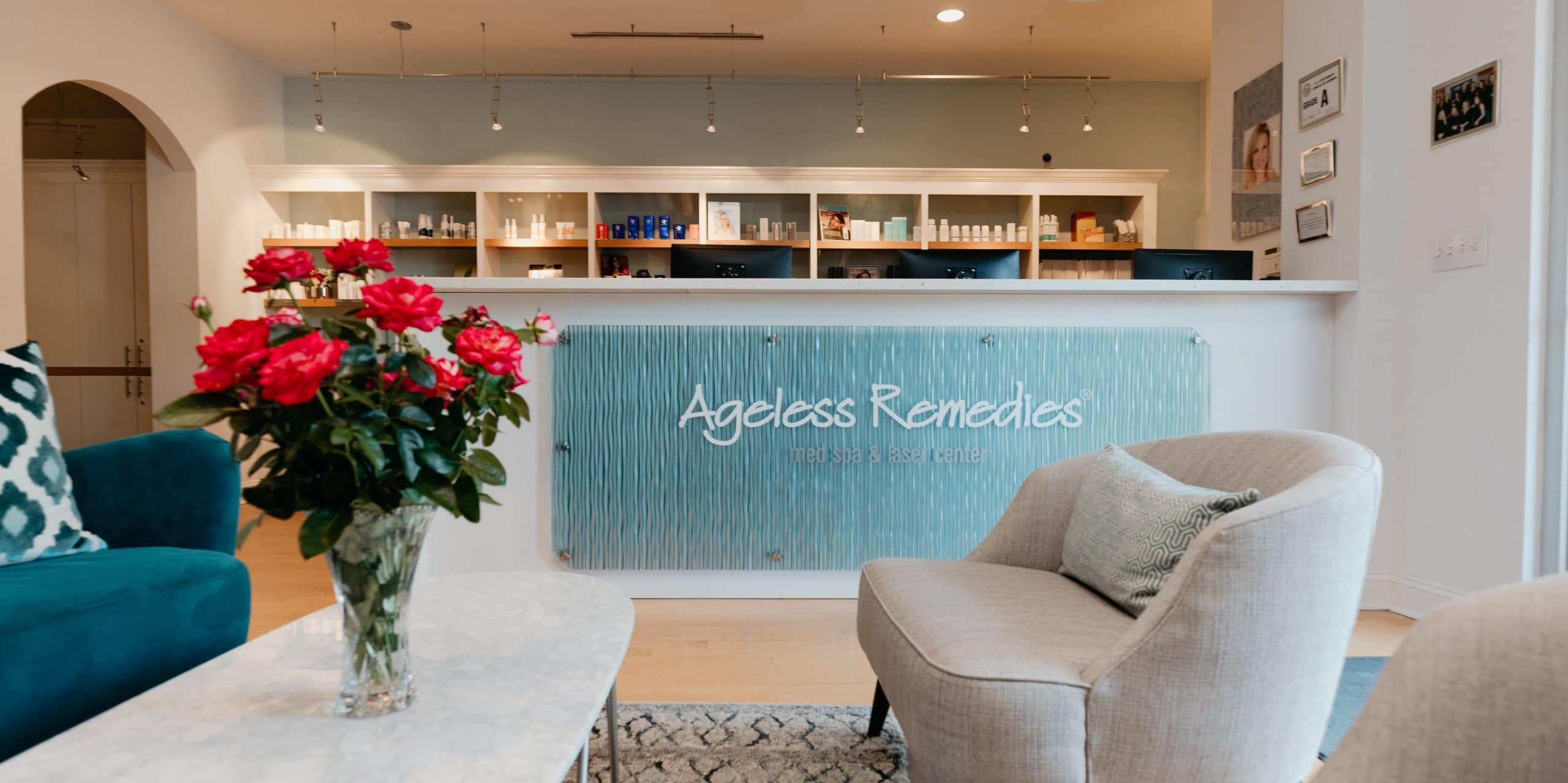 Ageless Remedies Med Spa and Laser Center front desk